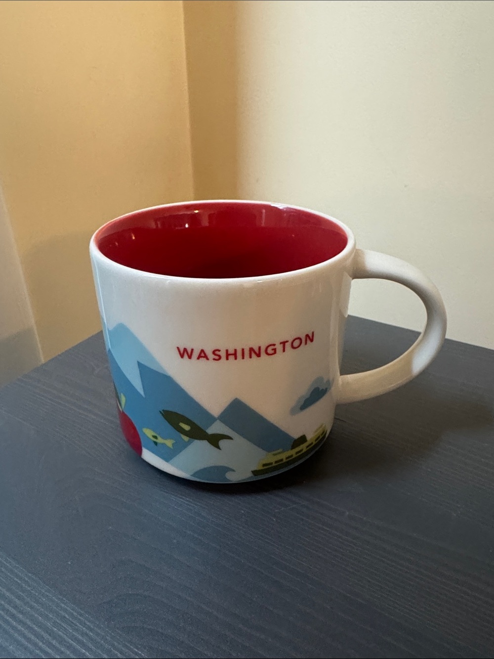 Starbucks You Are Here Collection  WASHINGTON State 14 oz Coffee Mug Cup 2015